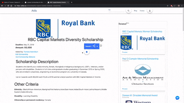 Read Other student's Essays